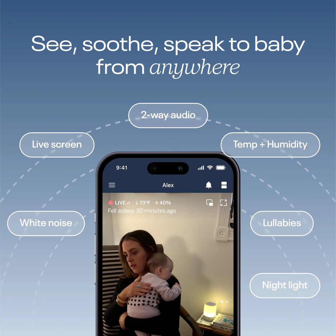 Nanit Pro Baby Monitor Flex Stand Duo