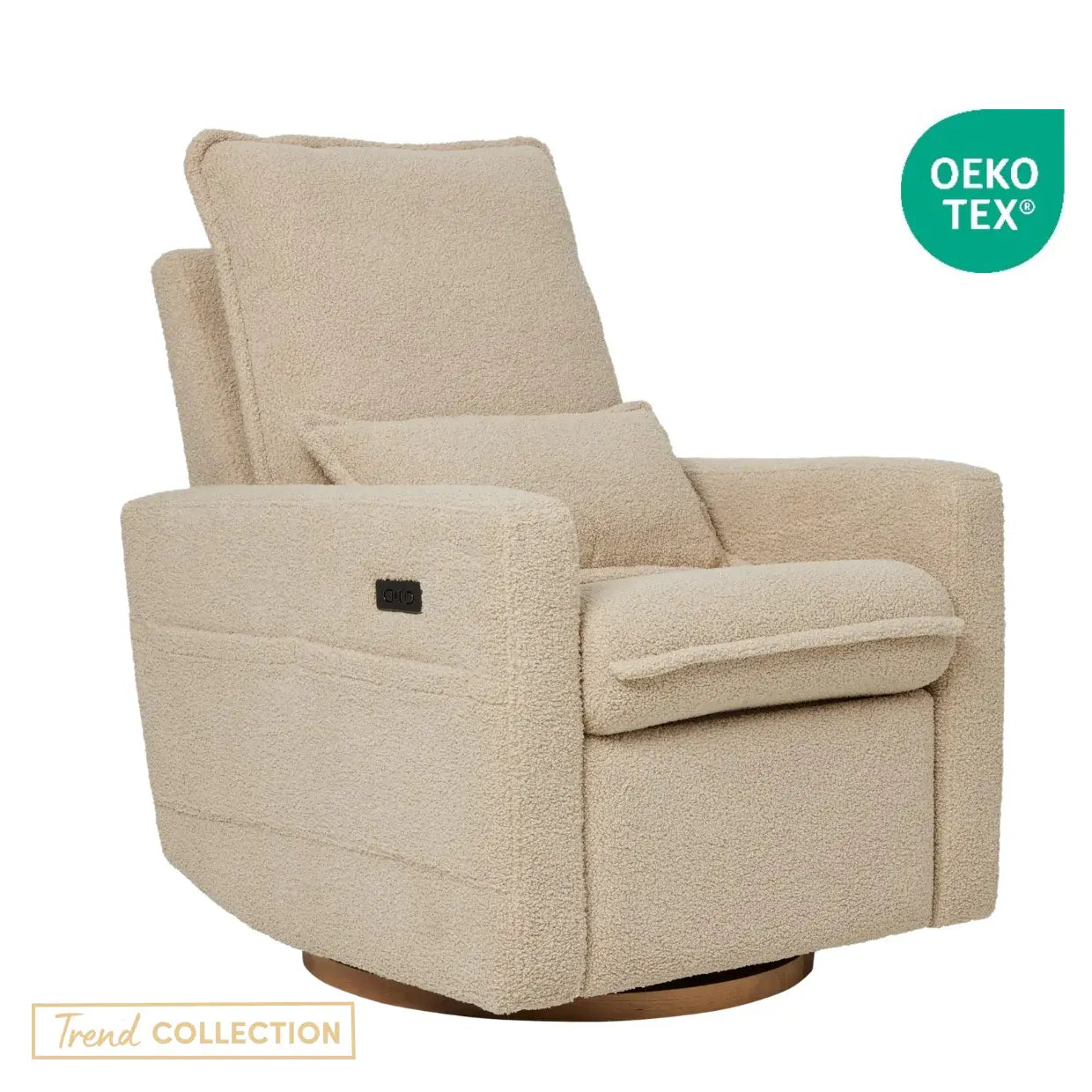 Il Tutto Frankie Electric Recliner/Glider Chair - Taupe Teddy – Whole Bubs