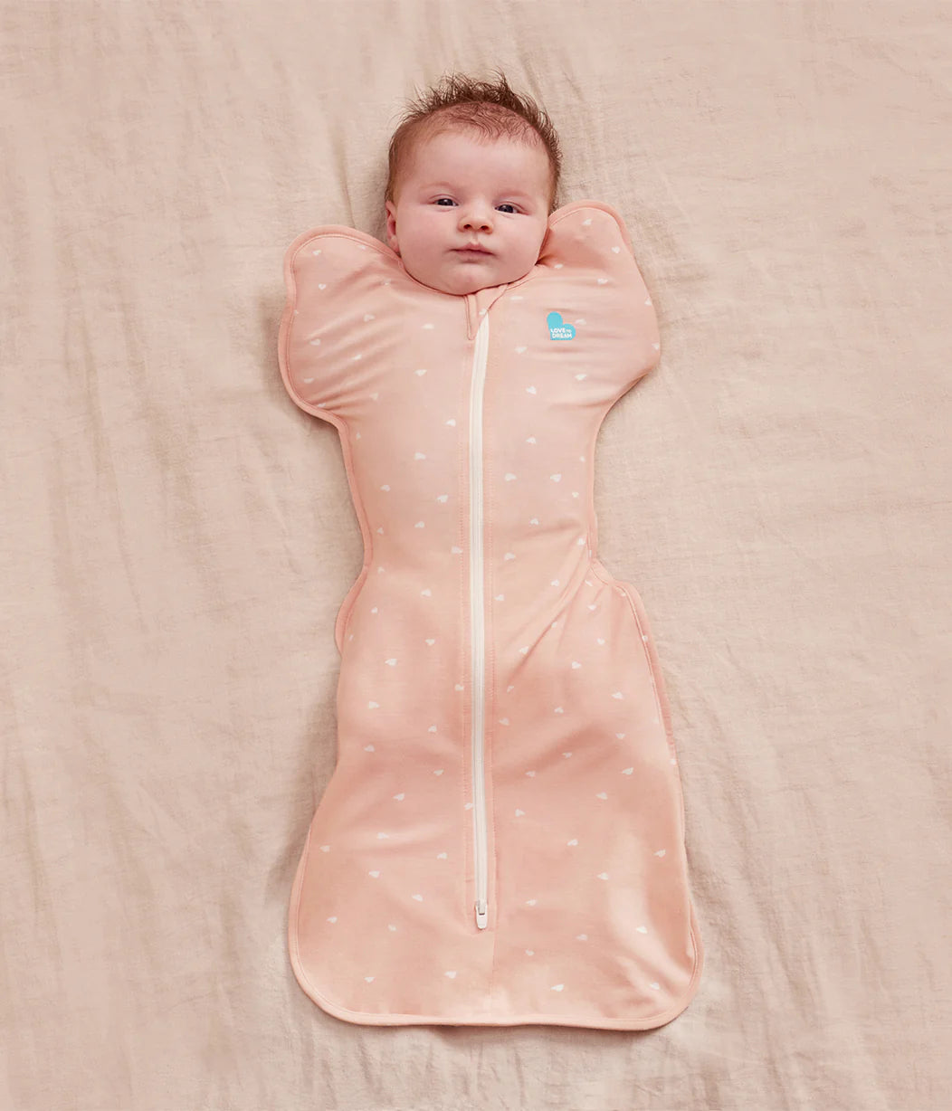 SWADDLE UP™ Bamboo 0.2T - Blush Hearts