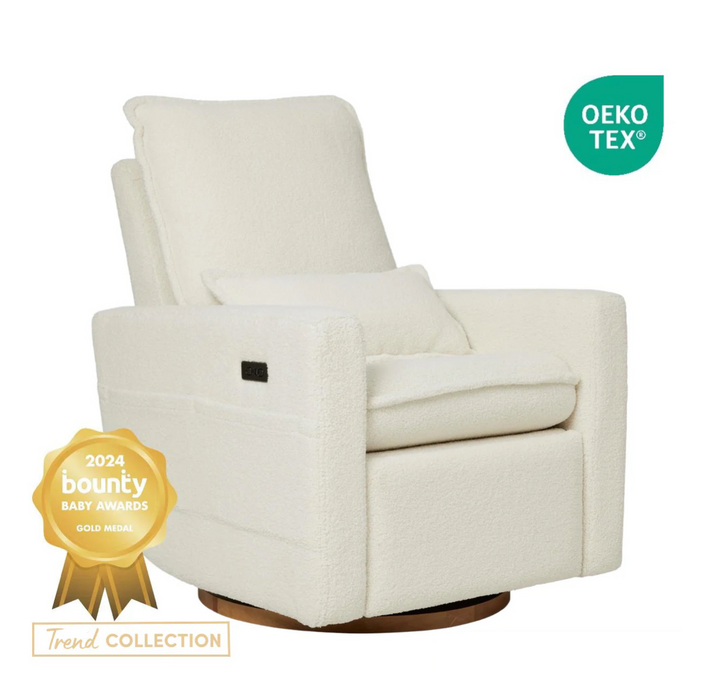 Il Tutto Frankie Electric Recliner/Glider Chair - Coconut Teddy