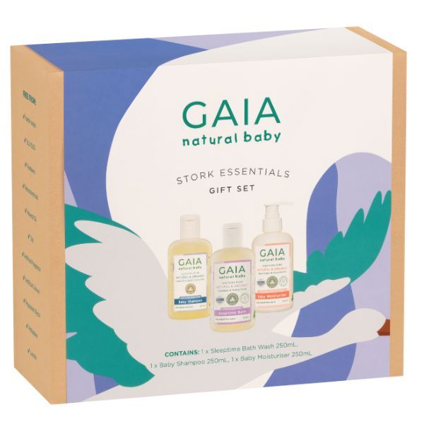 GAIA Natural Baby Stork Essentials Set 3pk
