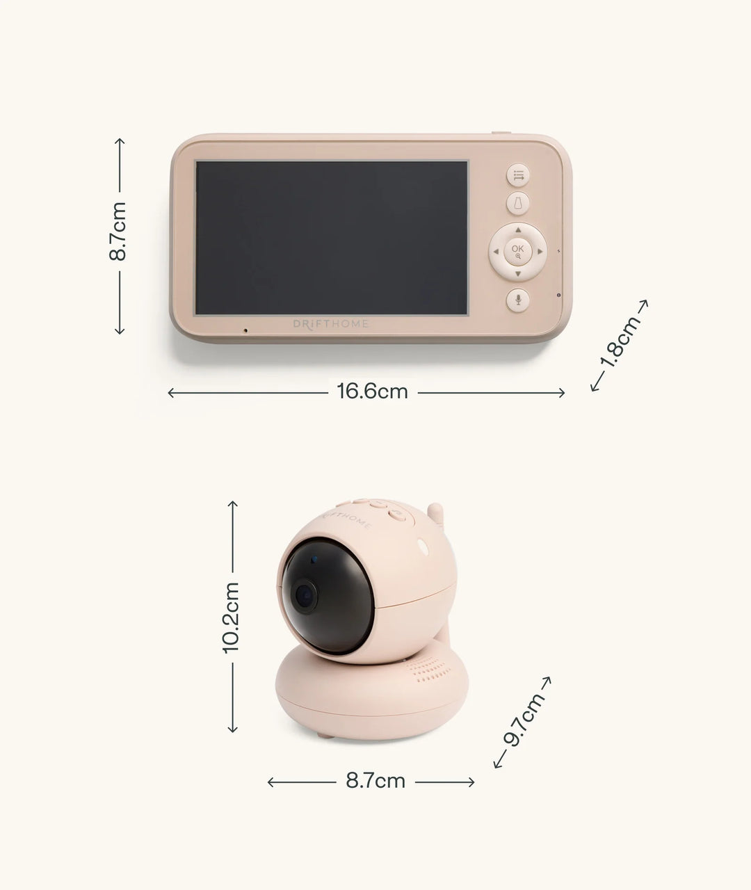 ergoPouch Drift Home Baby Monitor and Smart TOG Guide