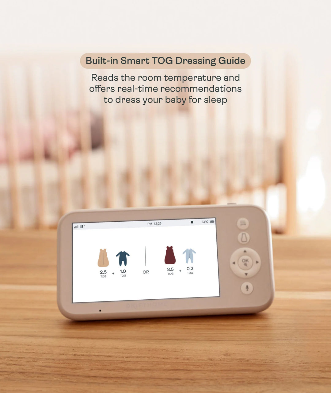 ergoPouch Drift Home Baby Monitor and Smart TOG Guide