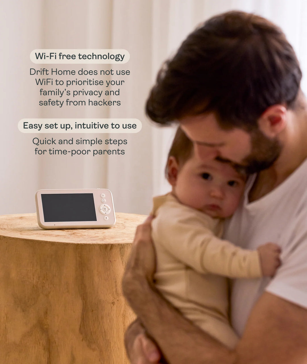 ergoPouch Drift Home Baby Monitor and Smart TOG Guide