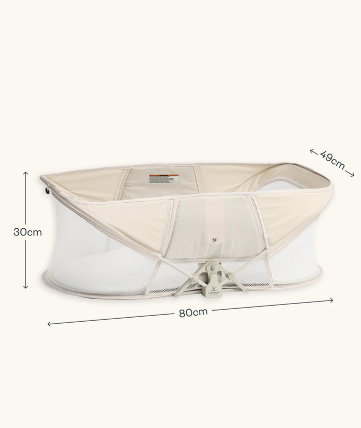 ergoPouch Easy Sleep Portable Bassinet Ecru