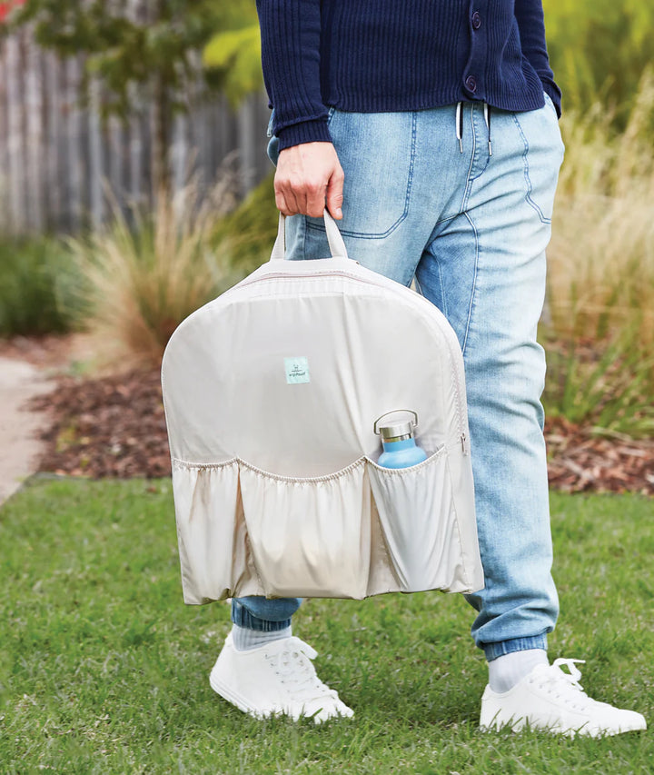 ergoPouch Easy Sleep Portable Bassinet Ecru