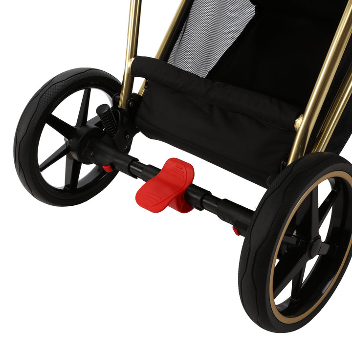 Bambini GENEVA Modern Pram - Black/Gold