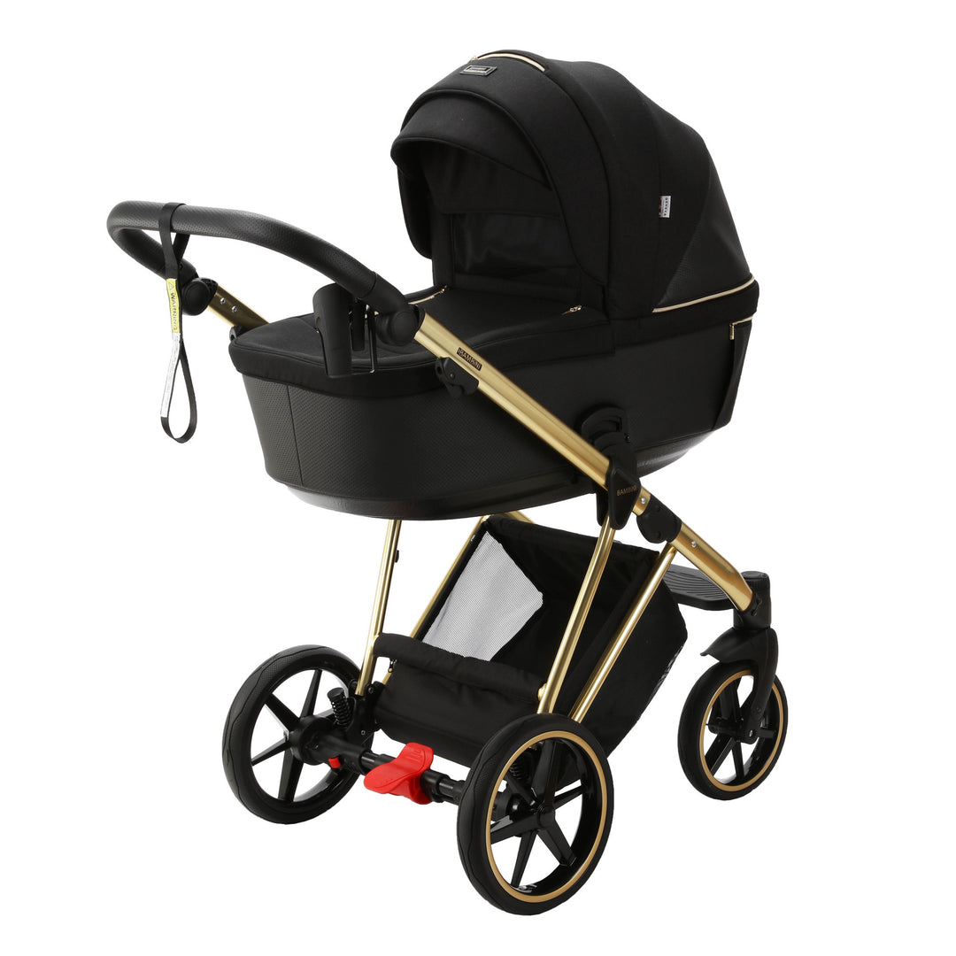 Bambini GENEVA Modern Pram - Black/Gold