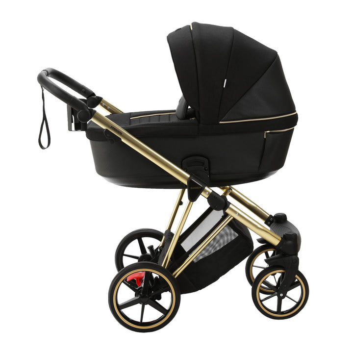 Bambini GENEVA Modern Pram - Black/Gold