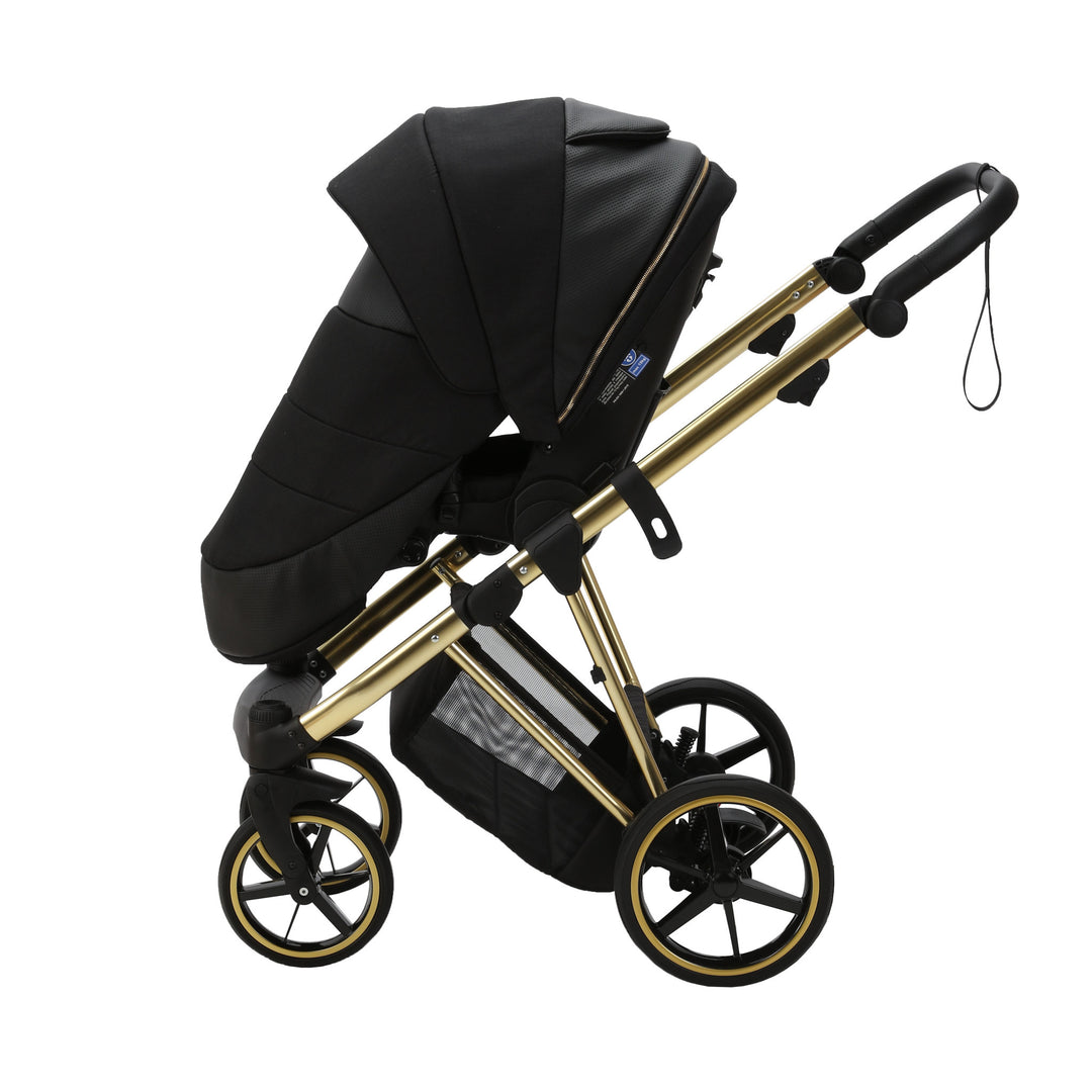Bambini GENEVA Modern Pram - Black/Gold