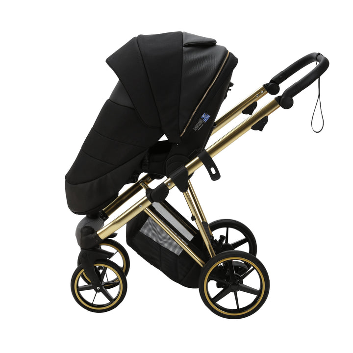 Bambini GENEVA Modern Pram - Black/Gold