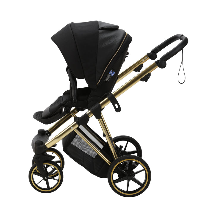 Bambini GENEVA Modern Pram - Black/Gold