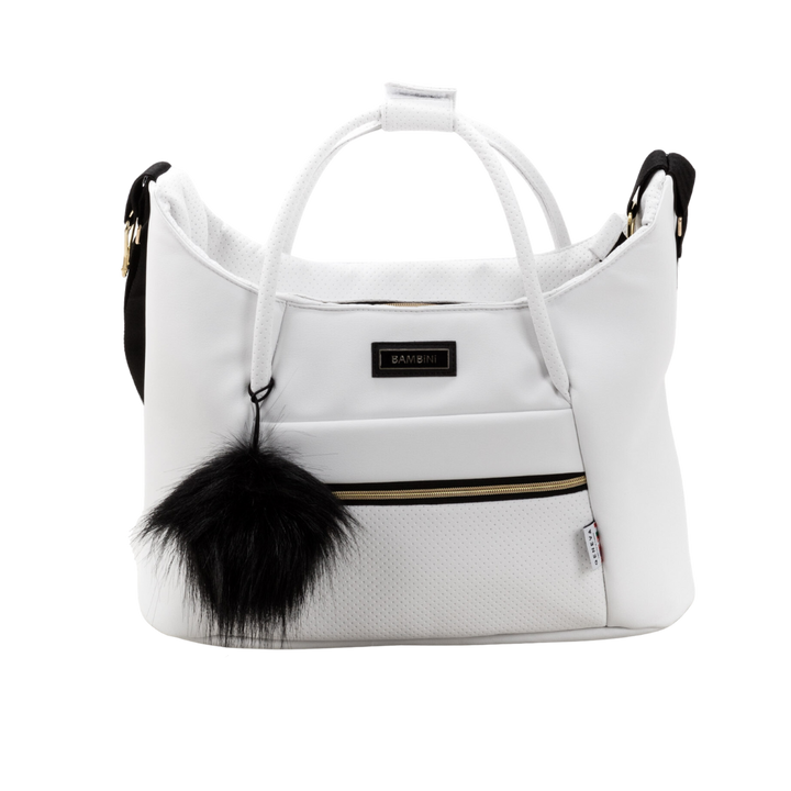 Bambini GENEVA Modern Pram - White/Gold