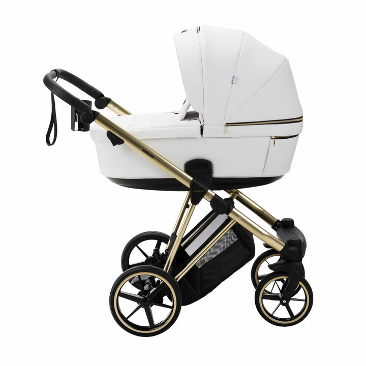 Bambini GENEVA Modern Pram - White/Gold