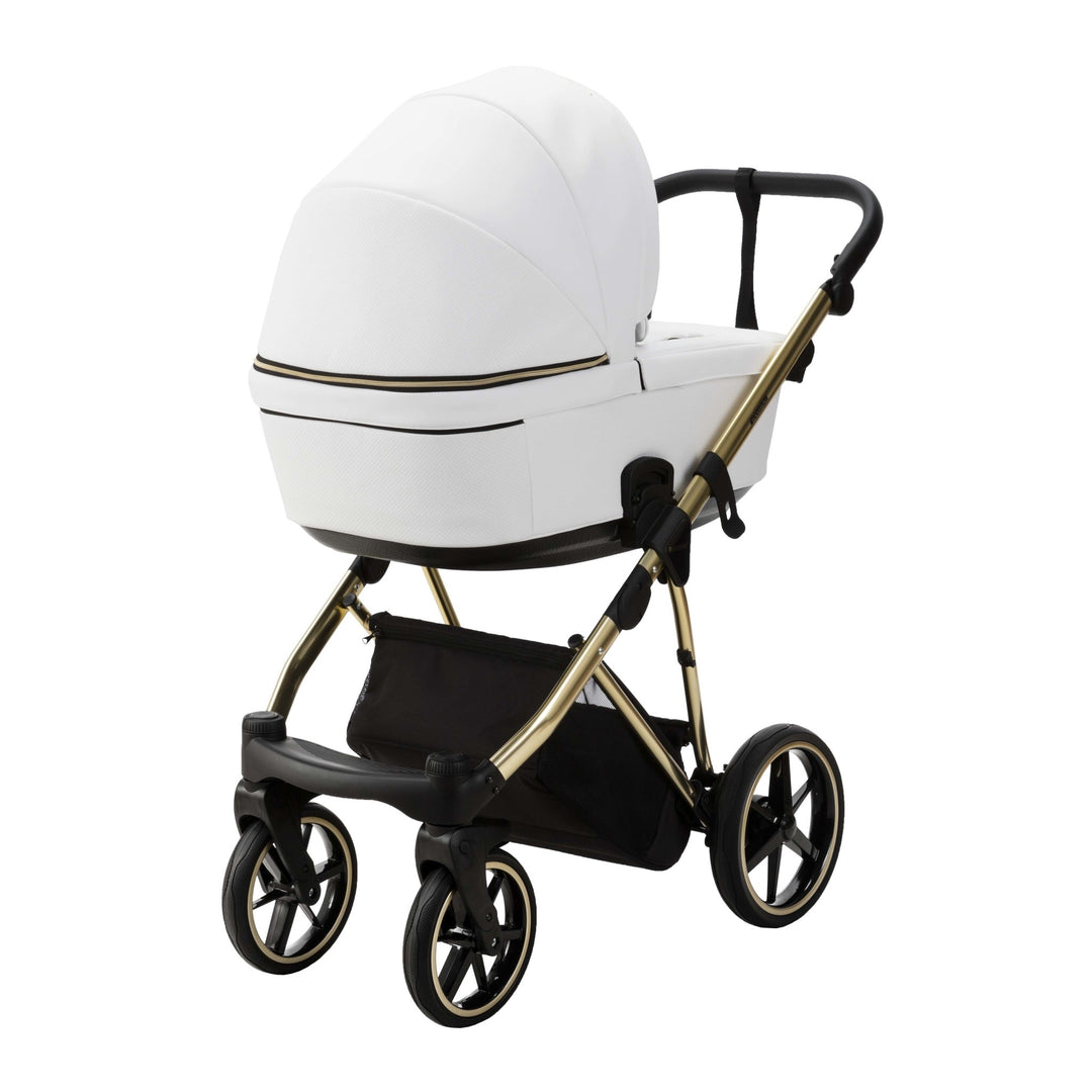 Bambini GENEVA Modern Pram - White/Gold