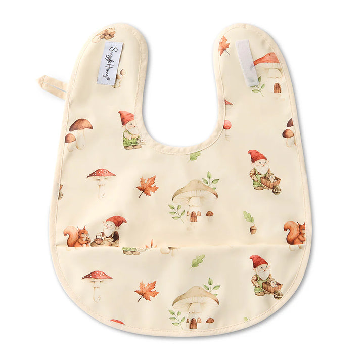 Snuggle Bib Waterproof - Gnomes