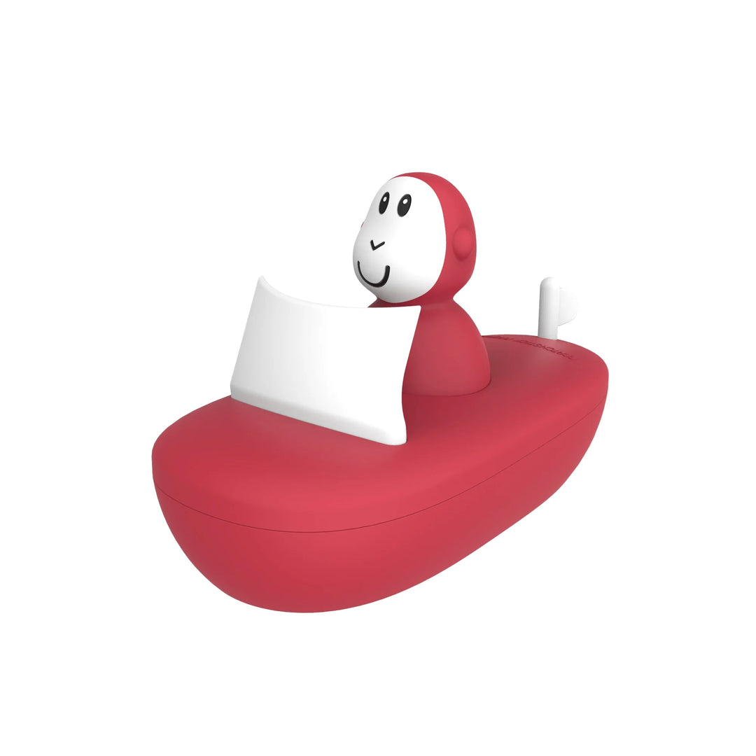 Matchstick Monkey Boat Set - Red