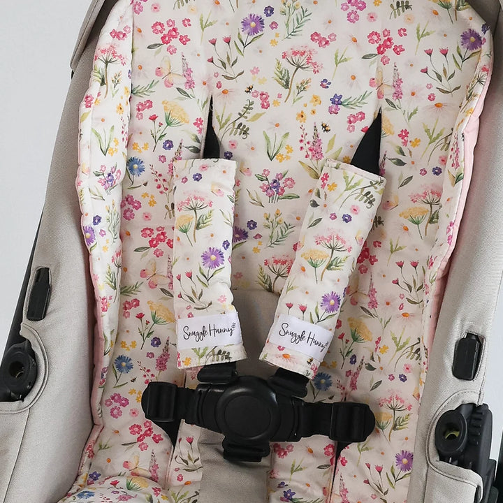 Snuggle Hunny Universal Reversible Pram Strap Covers - Gracie