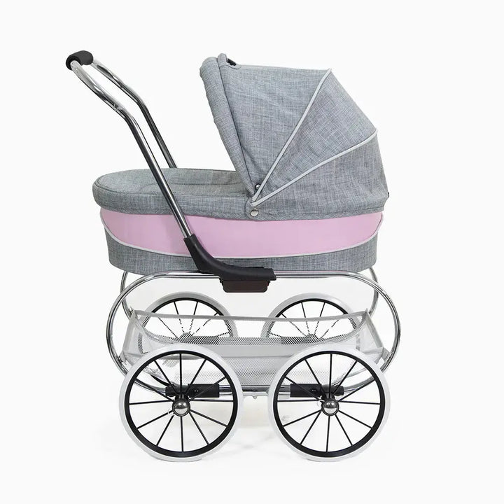 Valco Baby Princess doll stroller-Pink Grey(T0084)