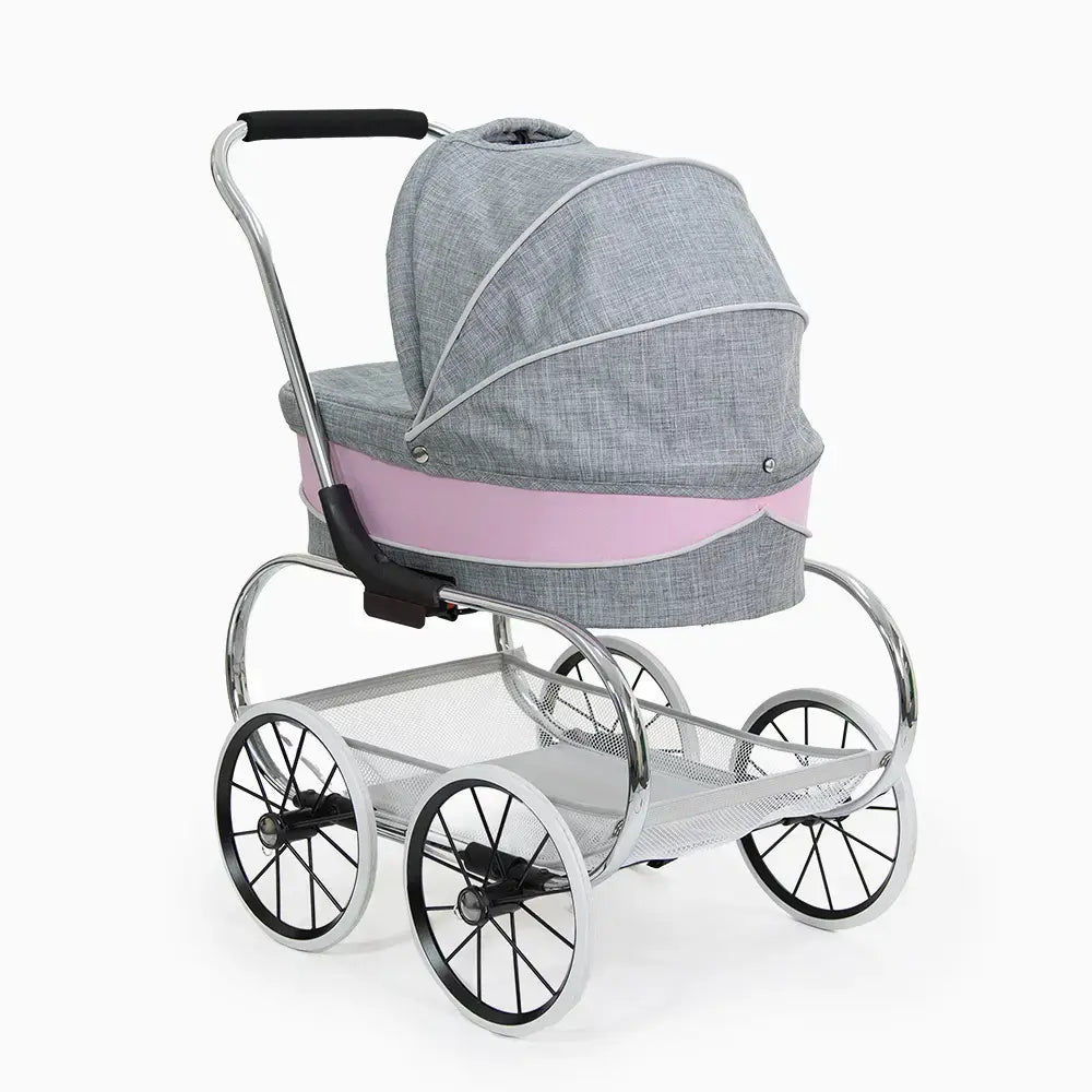 Valco Baby Princess doll stroller-Pink Grey(T0084)