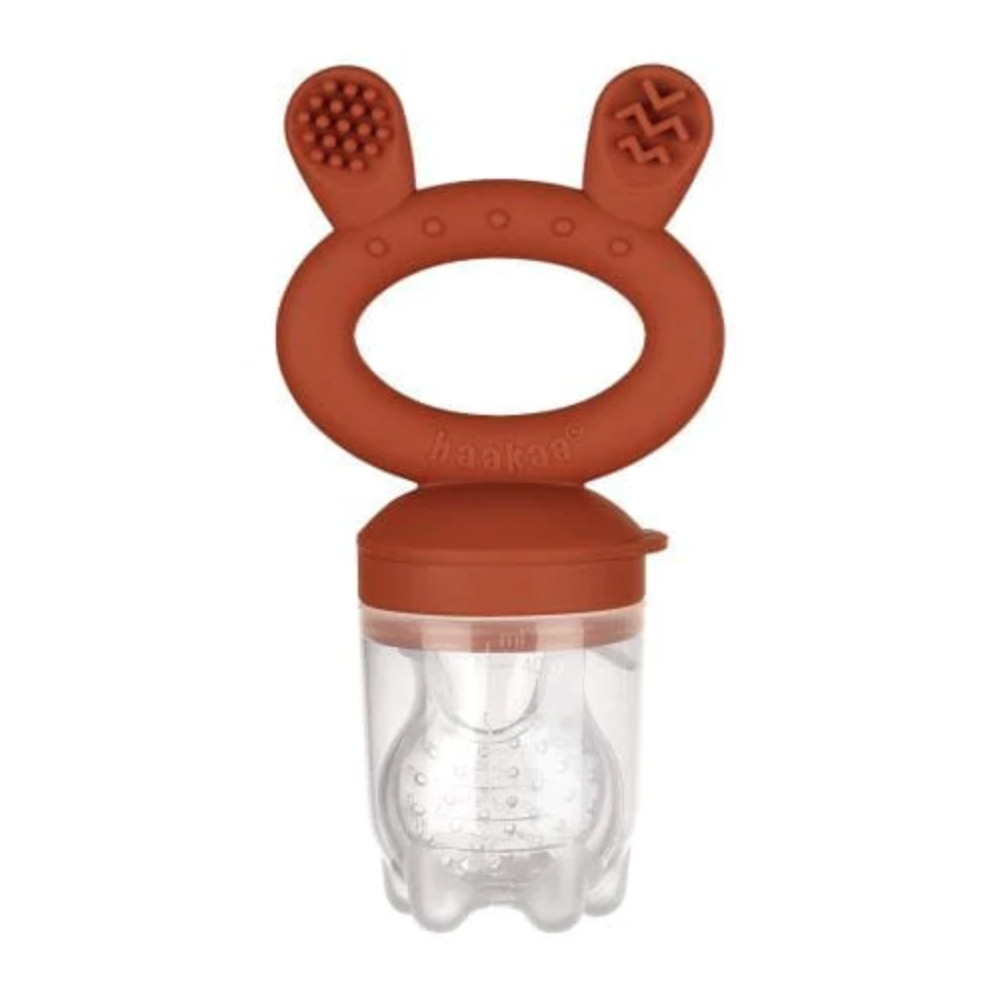 Haakaa Fresh Food Feeder & Cover Set-Copper(New)