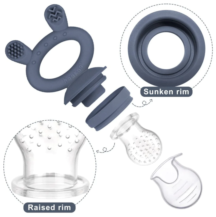 Haakaa Fresh Food Feeder & Cover Set-Copper(New)