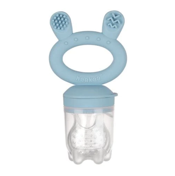 Haakaa Fresh Food Feeder & Cover Set-Sky Blue(New)
