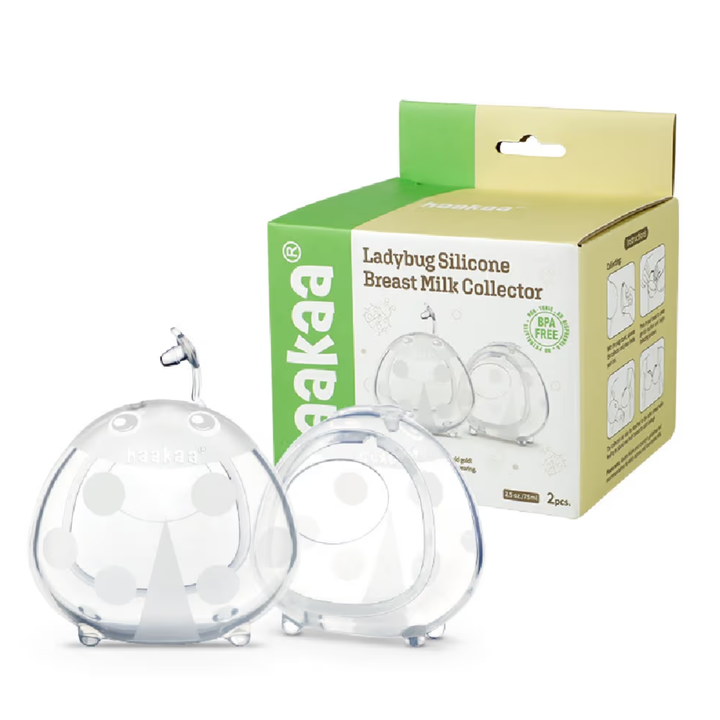 Haakaa Silicone Ladybug Milk Collector(2.5oz/75ml) 2pk