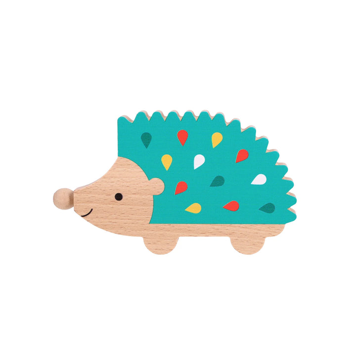 Petit Collage Happy Hedgehog Percussion Instrument Green