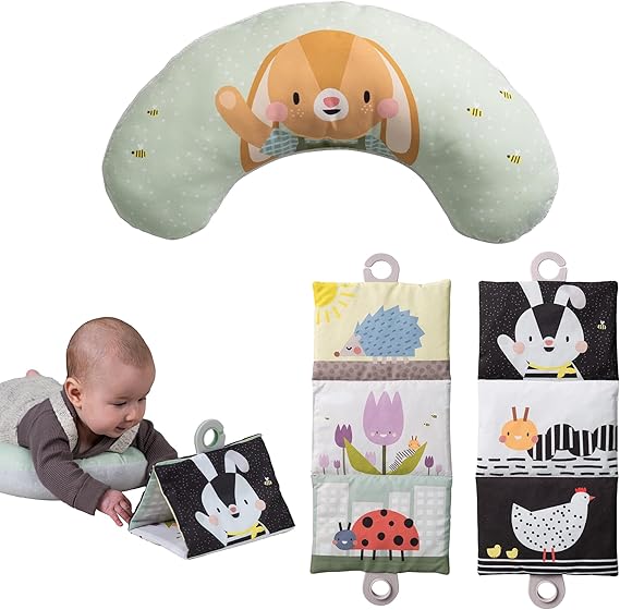 Taf Toys Tummy-time Crinkle Book & Cushion *Kraft Packaging* (US13446)