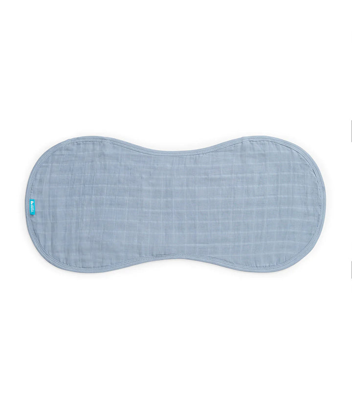 Love to Dream Burp Cloth 2 Pack - Mist Blue Rocket