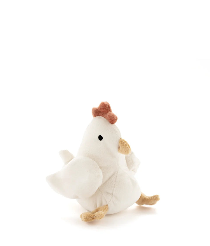Nana Huchy Henrietta the Hen Rattle - Cream