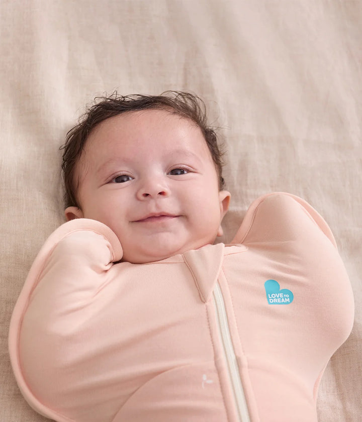 Swaddle Up 1.5Tog Cotton Fleece - Blush Twigs