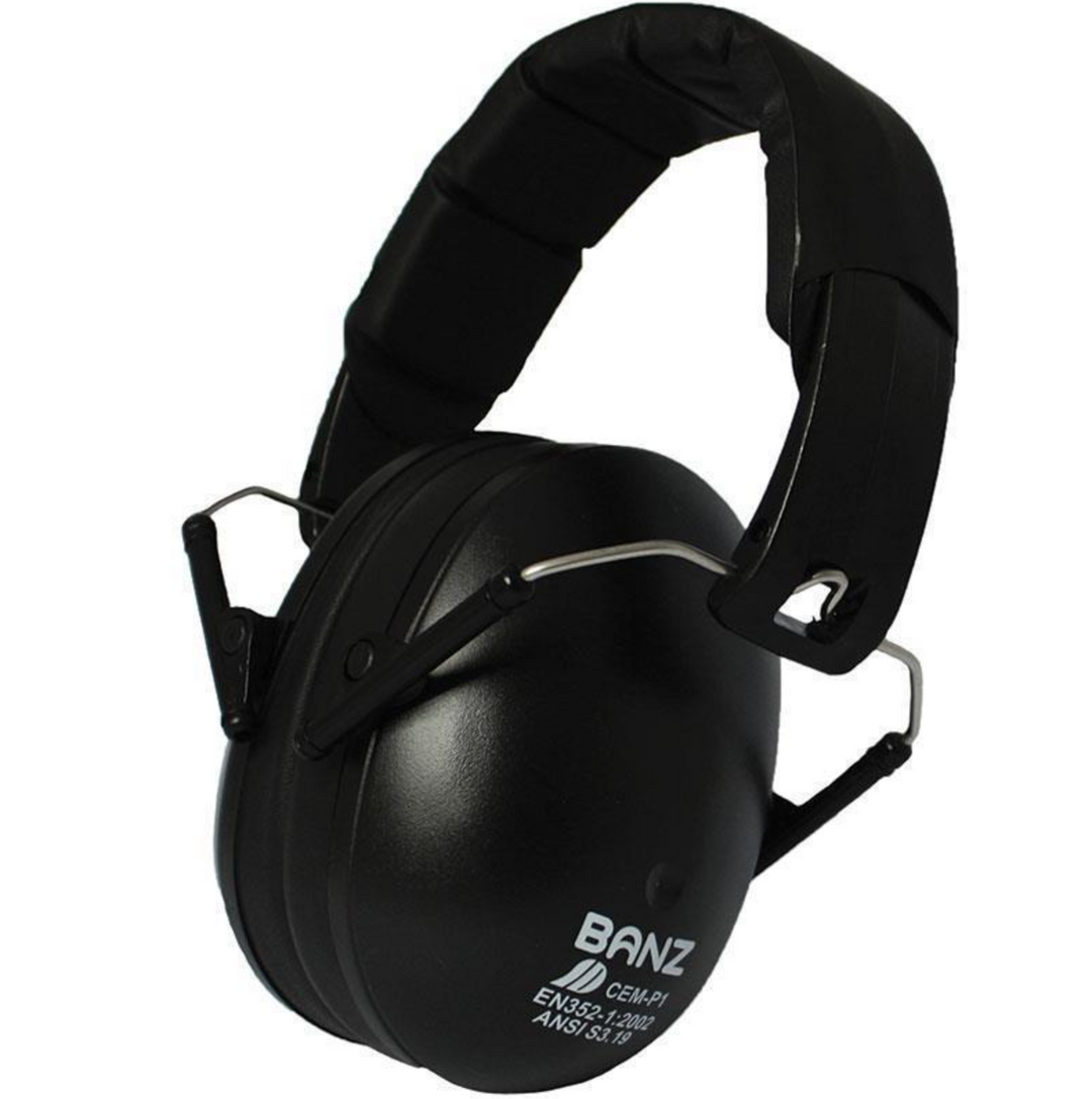 Baby Banz Ear Muffs-Black