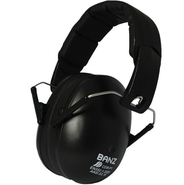 Baby Banz Ear Muffs-Black