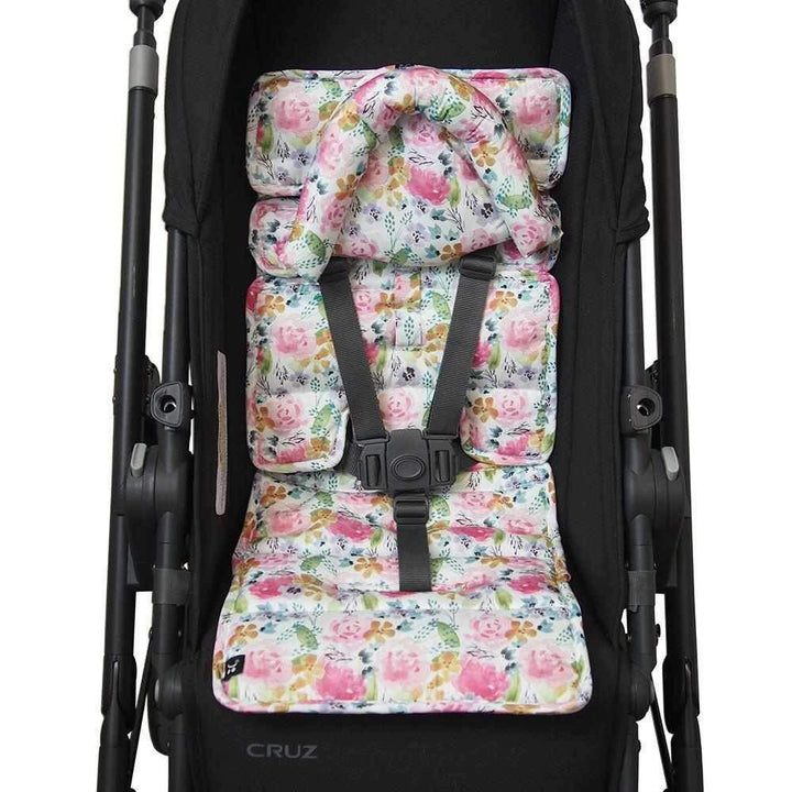 Outlookbaby Pram Liner with built in head support Floral Delight