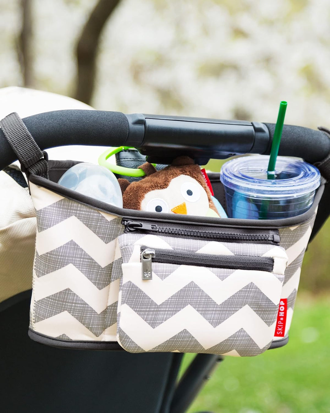Skip Hop Grab & Go Stroller Organiser - Chevron