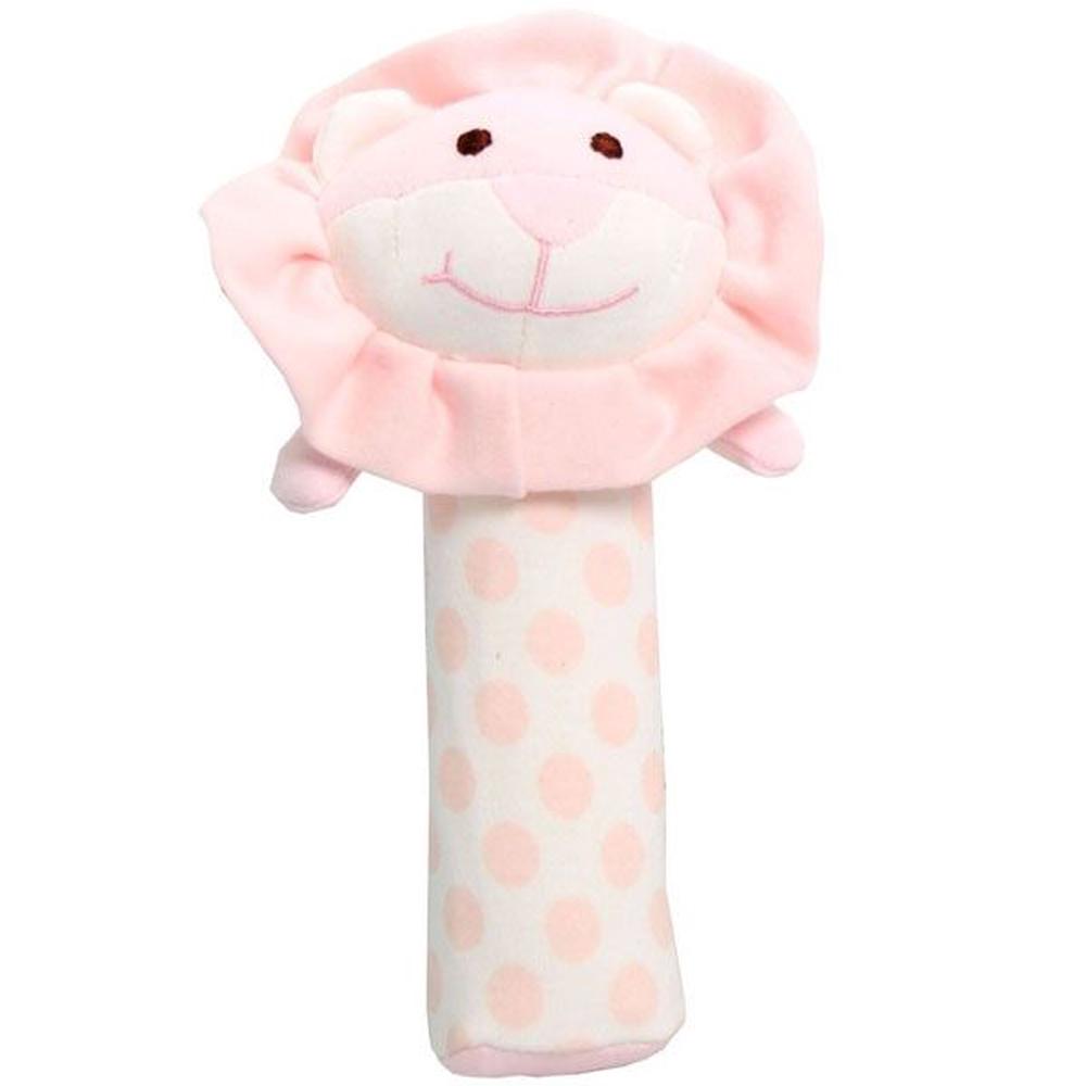 1-2-3 Grow Organix Squeakie Buddy-Lion Pink(SB491)