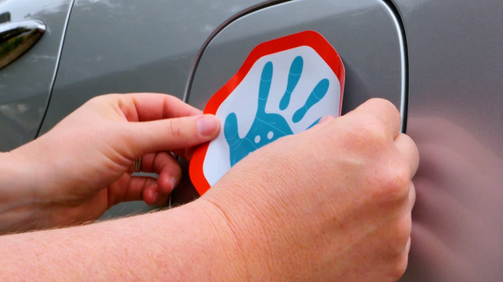 Houdini High 5 Sticker Twin Pack-Aqua