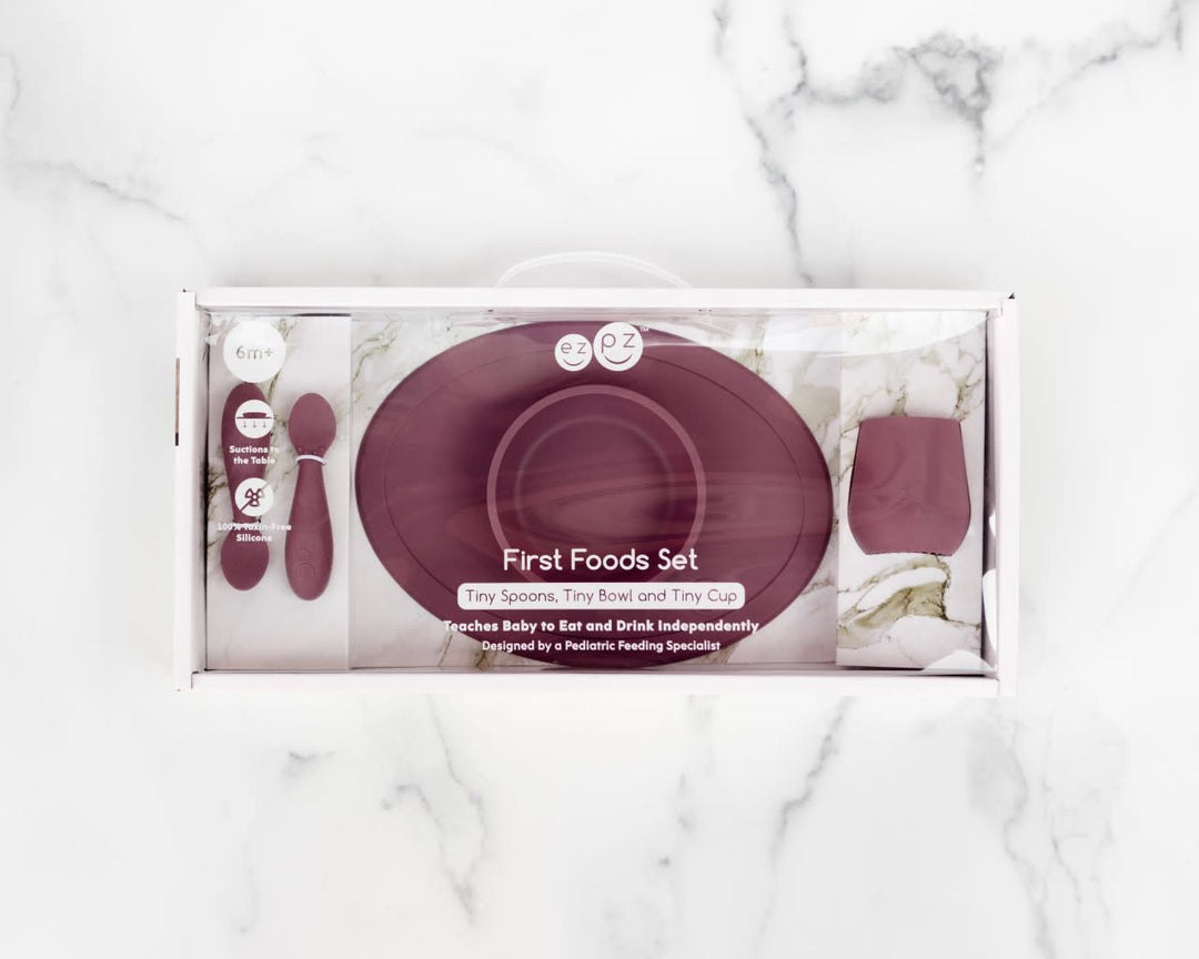 EZPZ First Foods Tiny Set Mauve