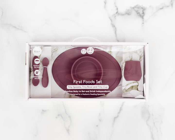 EZPZ First Foods Tiny Set Mauve