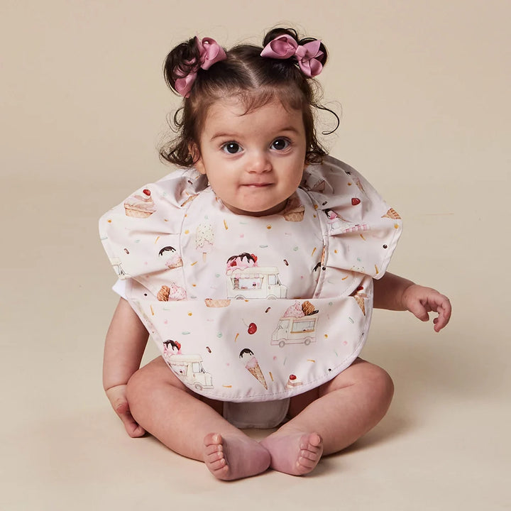Snuggle Bib Waterproof - Ice Creams Frill
