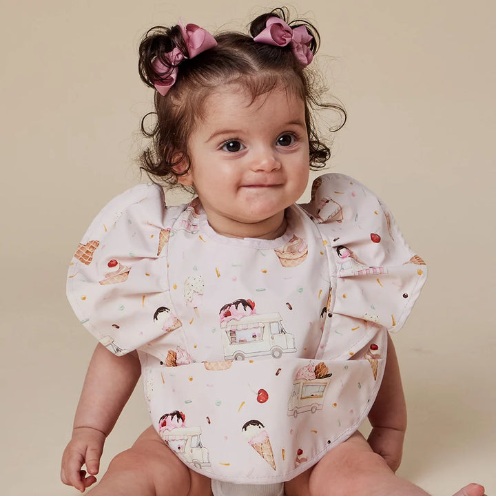 Snuggle Bib Waterproof - Ice Creams Frill