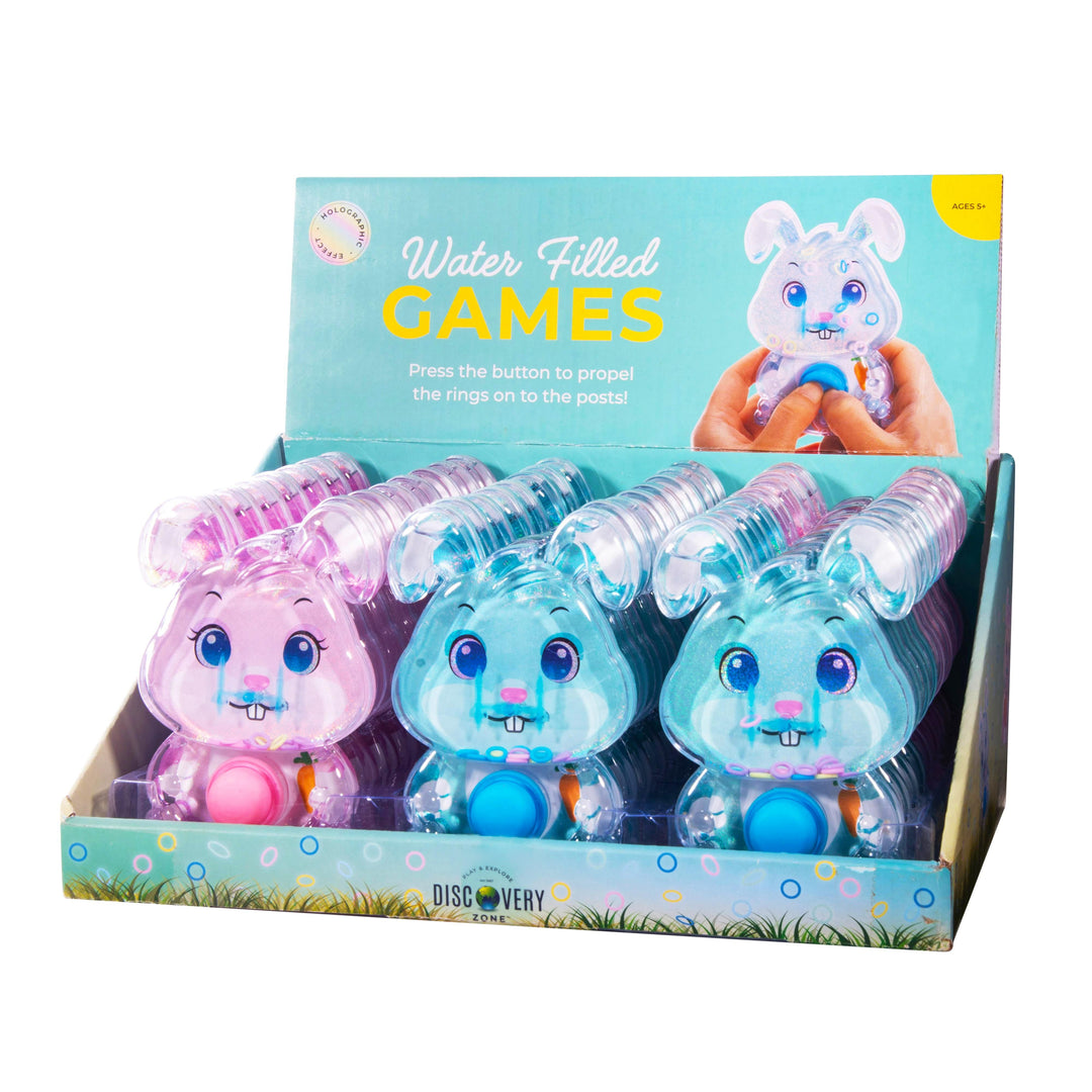 Discovery Zone Bunny Water Filled Game Assorted 8x1.5x12.5cm