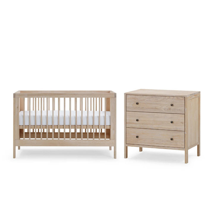 BabyRest Grove Cot & Chest Nursery Package - Vintage Ash