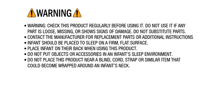 Baby Inc Stowaway Foldable Wooden Cot-White(N9608)