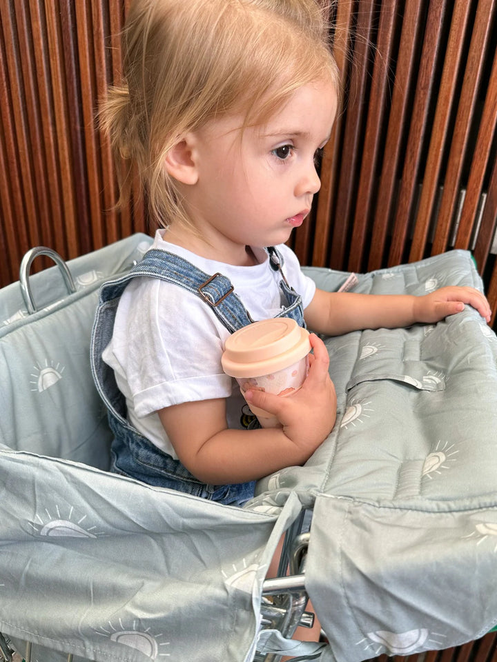 Bambella Designs Universal Padded Trolley Liner | Sage Sunshine
