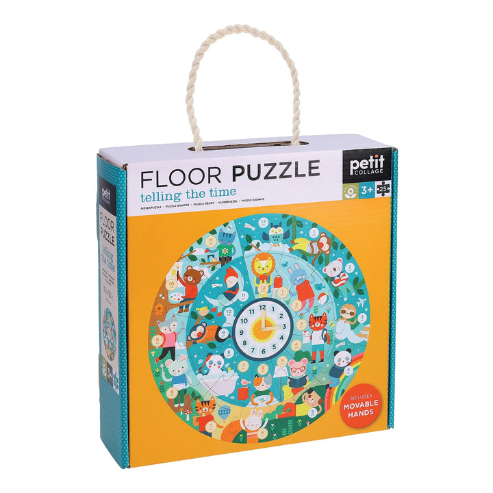 Petit Collage Telling the Time Floor Puzzle