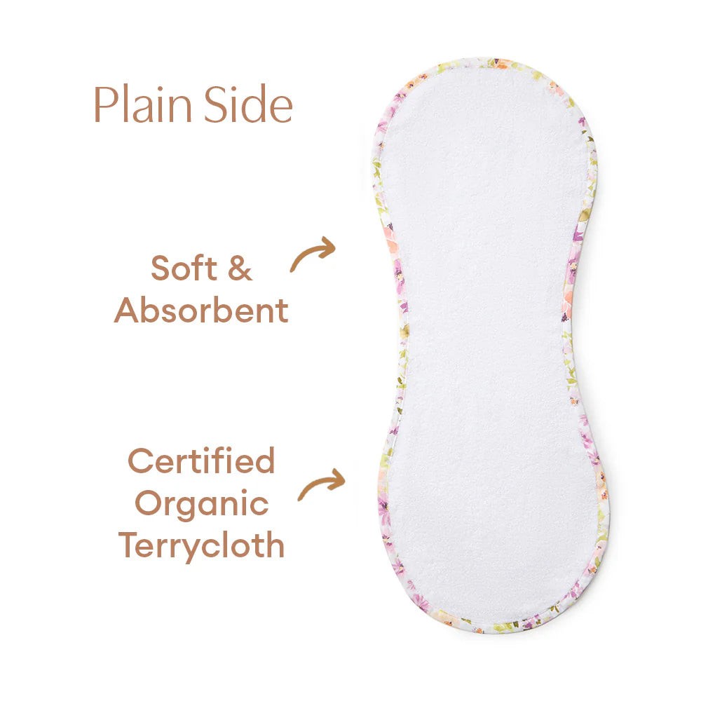 Snuggle Hunny Organic Cotton Burp Cloth - Isla