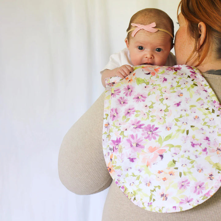 Snuggle Hunny Organic Cotton Burp Cloth - Isla
